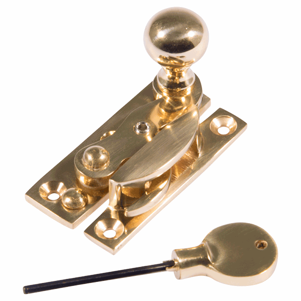 Hook Fasteners - Polished Brass