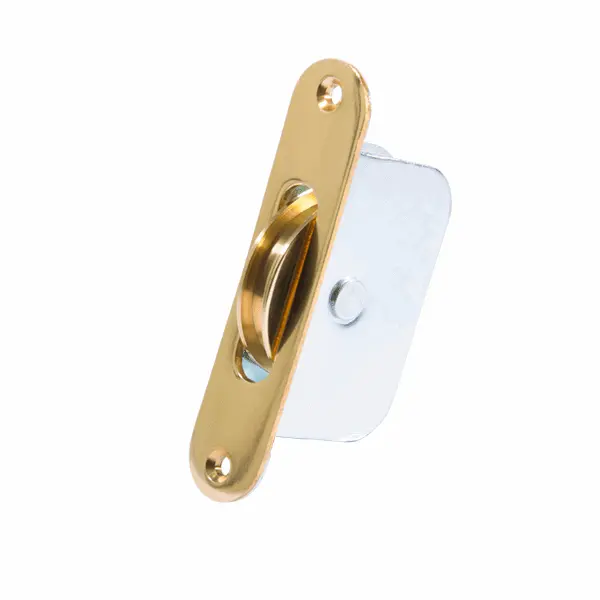 Round Pulleys - Polished Brass