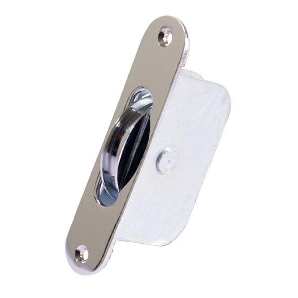 Round Pulleys - Polished Chrome