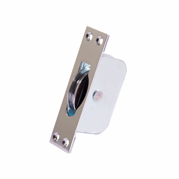 Square Pulleys - Polished Chrome