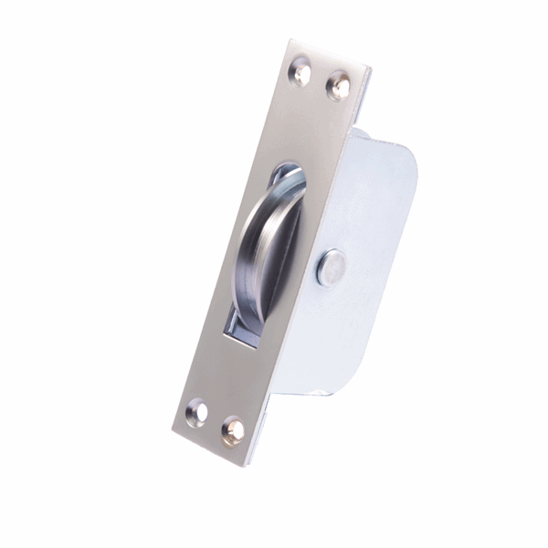 Square Pulleys - Satin Chrome
